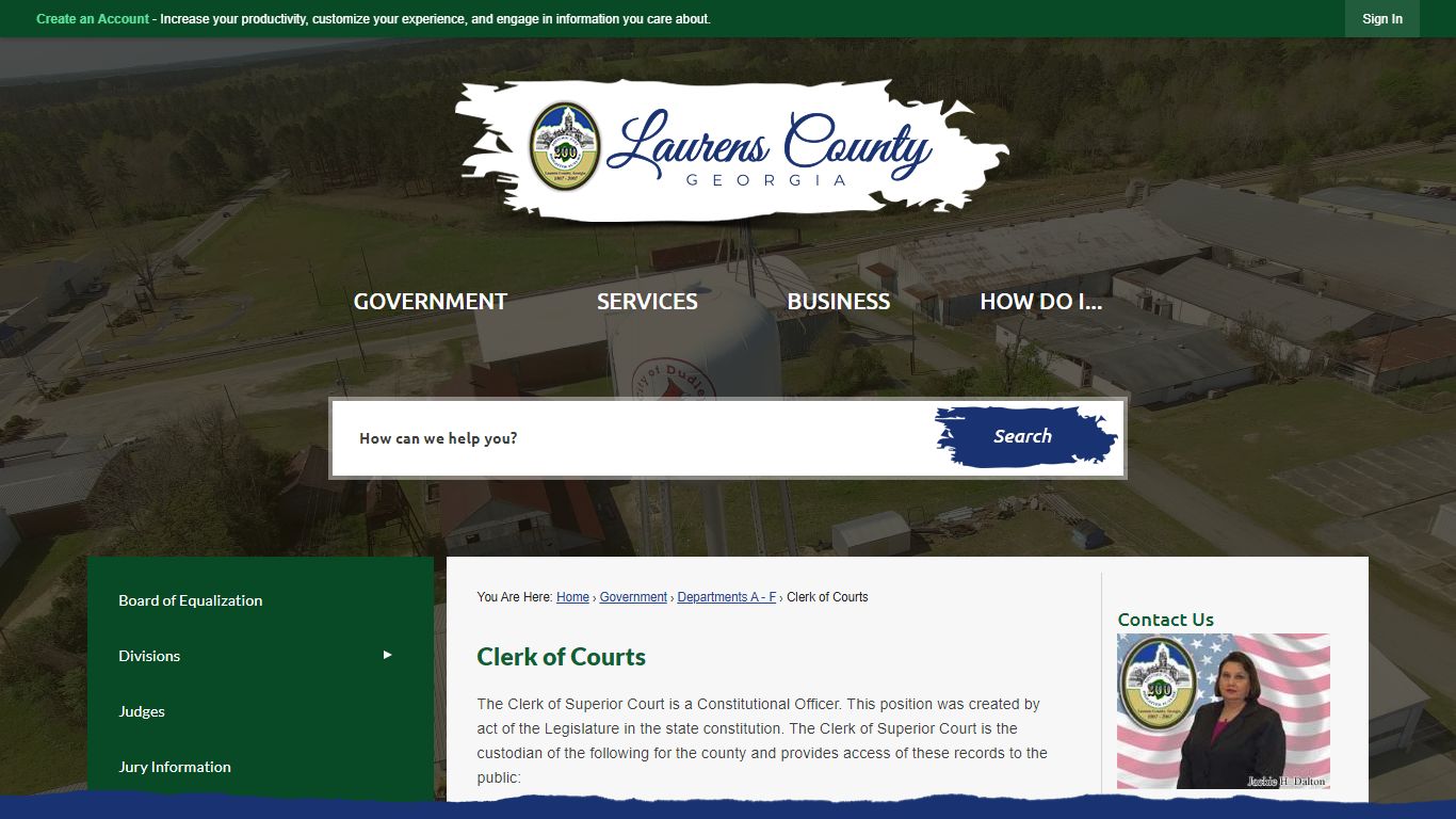 Clerk of Courts | Laurens County, GA